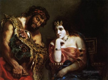 Cleopatra y el romántico campesino Eugene Delacroix Pinturas al óleo